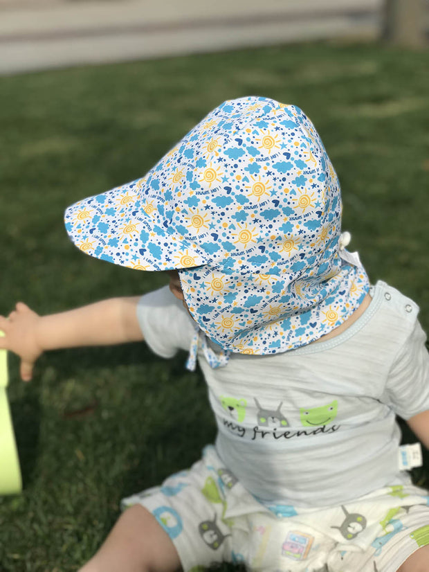 Boys and girl baby beach hat