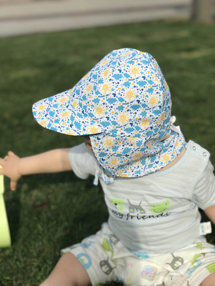 Boys and girl baby beach hat